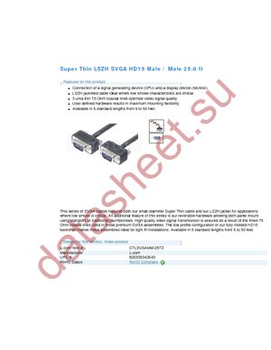 CTL3VGAMM-25TZ datasheet  